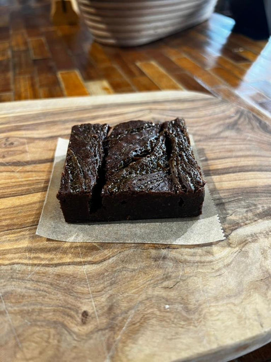Triple chocolate brownie. Four Bakery, Jersey –  Channel Islands.