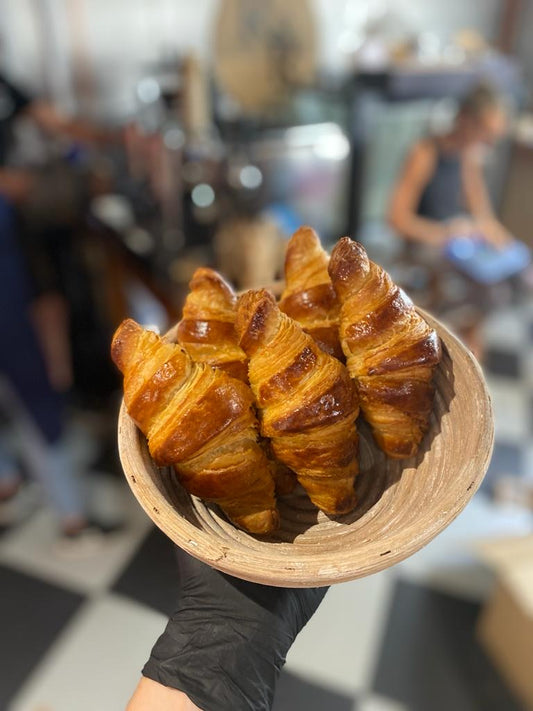 Sourdough croissant. Found at Four Bakery, Jersey –  Channel Islands.